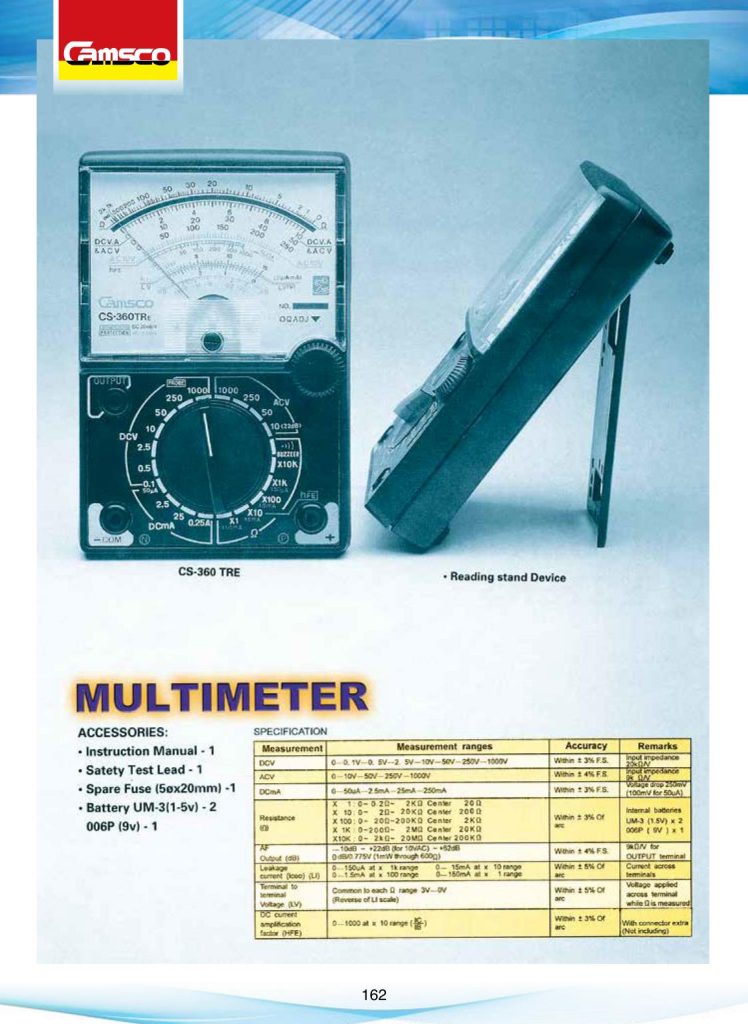 Camsco Multimeter